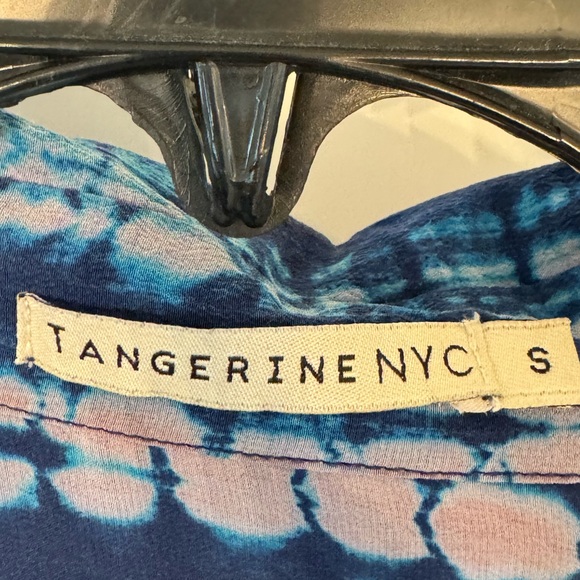 Tangerine-NYC silk tie dye blouse size small - Picture 3 of 4